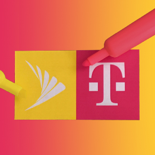 Will T-Mobile pink or Sprint yellow dominate the telecom merger?